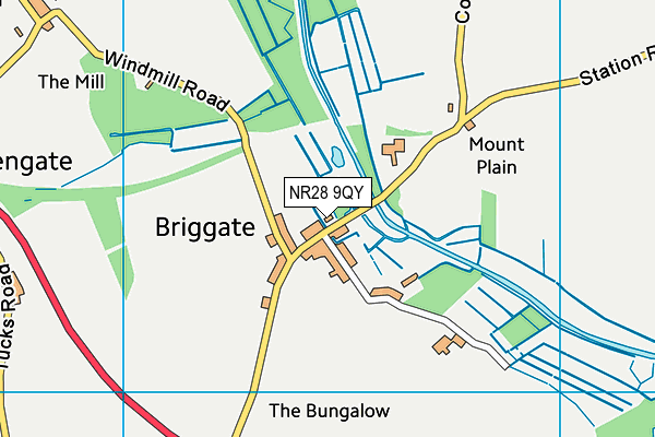 NR28 9QY map - OS VectorMap District (Ordnance Survey) NR28 9QY map - OS VectorMap District (Ordnance Survey)