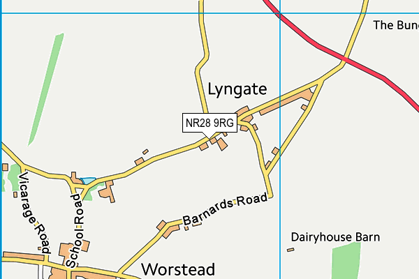 NR28 9RG map - OS VectorMap District (Ordnance Survey) NR28 9RG map - OS VectorMap District (Ordnance Survey)