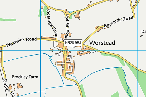 NR28 9RJ map - OS VectorMap District (Ordnance Survey) NR28 9RJ map - OS VectorMap District (Ordnance Survey)