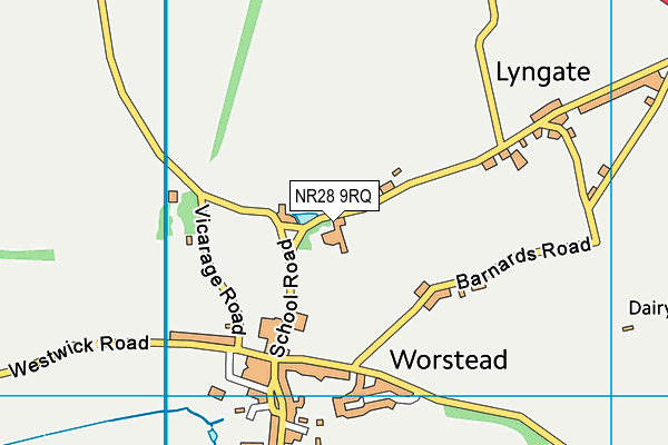 NR28 9RQ map - OS VectorMap District (Ordnance Survey) NR28 9RQ map - OS VectorMap District (Ordnance Survey)