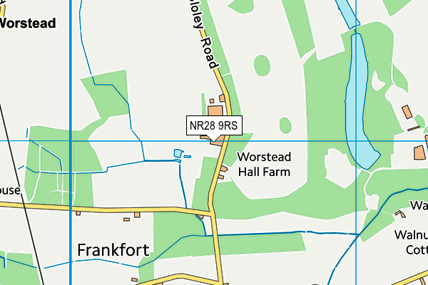 NR28 9RS map - OS VectorMap District (Ordnance Survey)