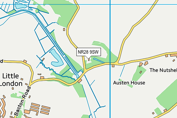 NR28 9SW map - OS VectorMap District (Ordnance Survey) NR28 9SW map - OS VectorMap District (Ordnance Survey)