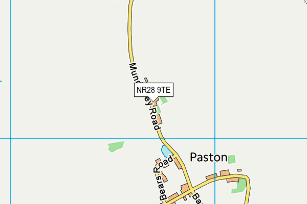 NR28 9TE map - OS VectorMap District (Ordnance Survey)