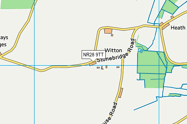 NR28 9TT map - OS VectorMap District (Ordnance Survey) NR28 9TT map - OS VectorMap District (Ordnance Survey)