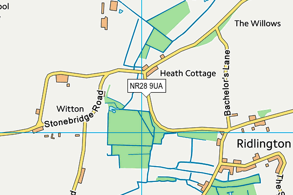 NR28 9UA map - OS VectorMap District (Ordnance Survey) NR28 9UA map - OS VectorMap District (Ordnance Survey)