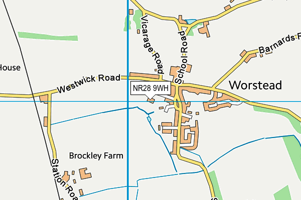 NR28 9WH map - OS VectorMap District (Ordnance Survey) NR28 9WH map - OS VectorMap District (Ordnance Survey)