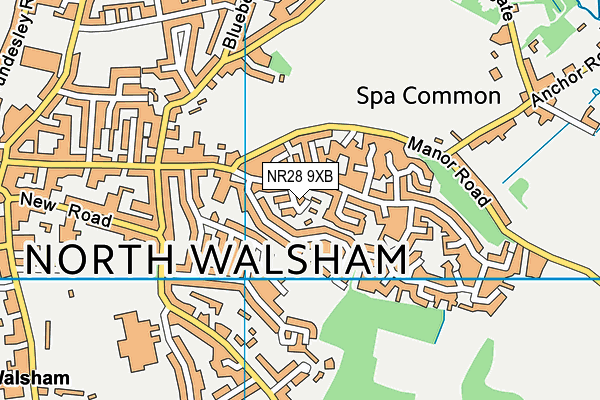NR28 9XB map - OS VectorMap District (Ordnance Survey) NR28 9XB map - OS VectorMap District (Ordnance Survey)