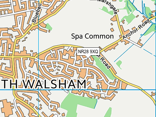 NR28 9XQ map - OS VectorMap District (Ordnance Survey)