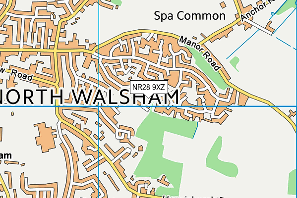 NR28 9XZ map - OS VectorMap District (Ordnance Survey) NR28 9XZ map - OS VectorMap District (Ordnance Survey)