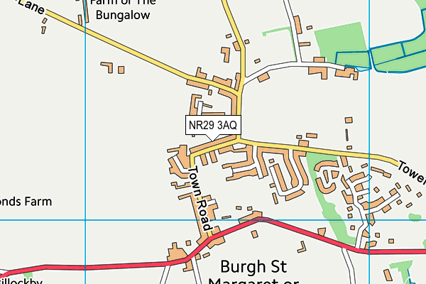 NR29 3AQ map - OS VectorMap District (Ordnance Survey)