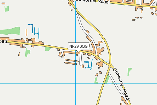 NR29 3QG map - OS VectorMap District (Ordnance Survey) NR29 3QG map - OS VectorMap District (Ordnance Survey)