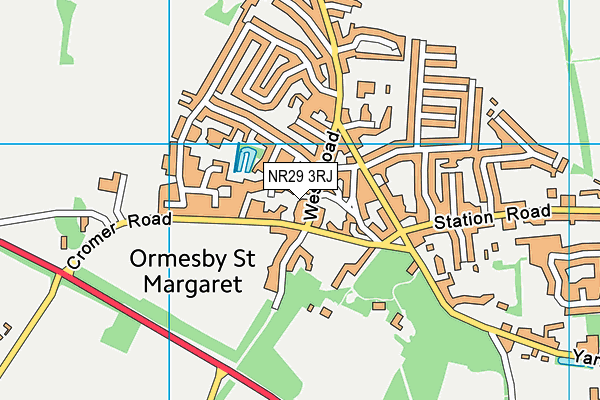 NR29 3RJ map - OS VectorMap District (Ordnance Survey) NR29 3RJ map - OS VectorMap District (Ordnance Survey)