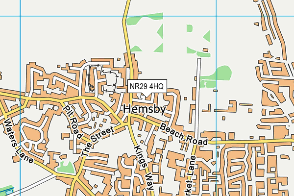 NR29 4HQ map - OS VectorMap District (Ordnance Survey) NR29 4HQ map - OS VectorMap District (Ordnance Survey)