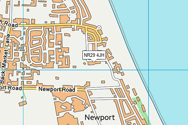 NR29 4JH map - OS VectorMap District (Ordnance Survey) NR29 4JH map - OS VectorMap District (Ordnance Survey)