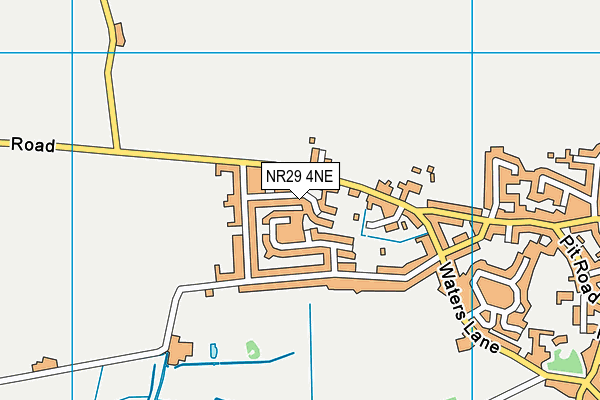 NR29 4NE map - OS VectorMap District (Ordnance Survey) NR29 4NE map - OS VectorMap District (Ordnance Survey)