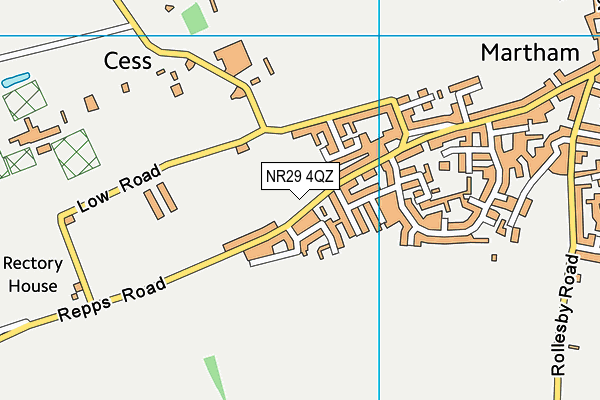 NR29 4QZ map - OS VectorMap District (Ordnance Survey) NR29 4QZ map - OS VectorMap District (Ordnance Survey)