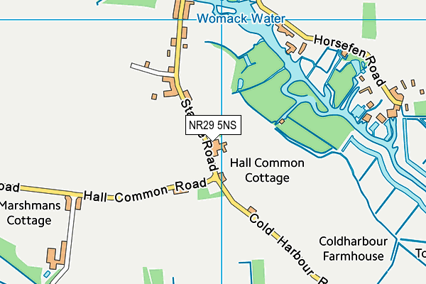 NR29 5NS map - OS VectorMap District (Ordnance Survey) NR29 5NS map - OS VectorMap District (Ordnance Survey)