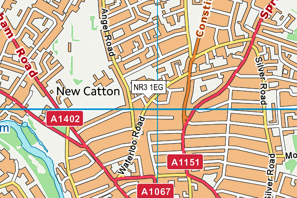 NR3 1EG map - OS VectorMap District (Ordnance Survey) NR3 1EG map - OS VectorMap District (Ordnance Survey)