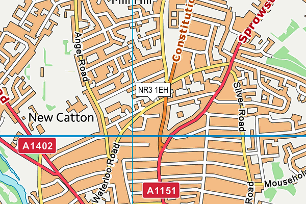 NR3 1EH map - OS VectorMap District (Ordnance Survey) NR3 1EH map - OS VectorMap District (Ordnance Survey)