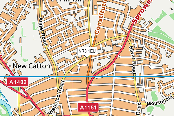 NR3 1EU map - OS VectorMap District (Ordnance Survey) NR3 1EU map - OS VectorMap District (Ordnance Survey)