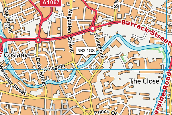 NR3 1GS map - OS VectorMap District (Ordnance Survey) NR3 1GS map - OS VectorMap District (Ordnance Survey)