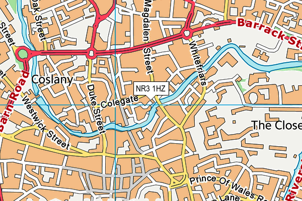 NR3 1HZ map - OS VectorMap District (Ordnance Survey) NR3 1HZ map - OS VectorMap District (Ordnance Survey)