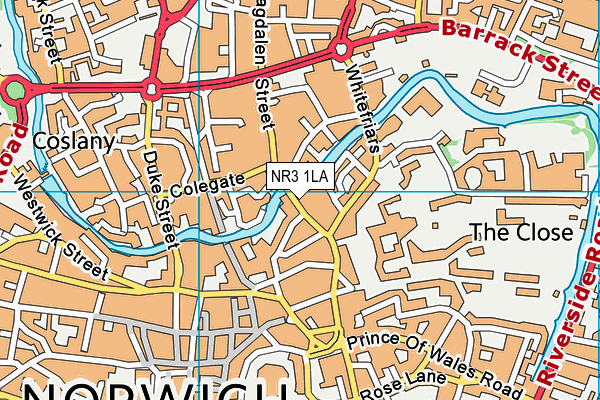 NR3 1LA map - OS VectorMap District (Ordnance Survey) NR3 1LA map - OS VectorMap District (Ordnance Survey)