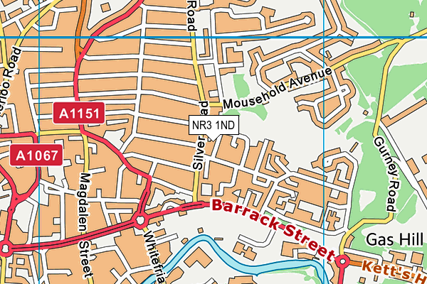 NR3 1ND map - OS VectorMap District (Ordnance Survey) NR3 1ND map - OS VectorMap District (Ordnance Survey)