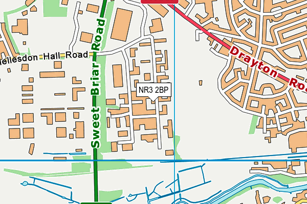 NR3 2BP map - OS VectorMap District (Ordnance Survey) NR3 2BP map - OS VectorMap District (Ordnance Survey)