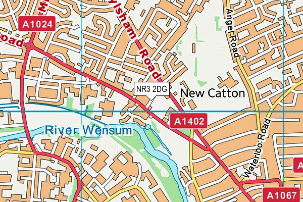 NR3 2DG map - OS VectorMap District (Ordnance Survey) NR3 2DG map - OS VectorMap District (Ordnance Survey)