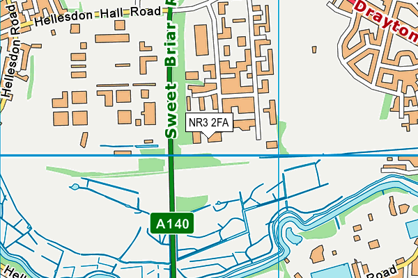 NR3 2FA map - OS VectorMap District (Ordnance Survey) NR3 2FA map - OS VectorMap District (Ordnance Survey)