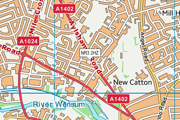 NR3 2HZ map - OS VectorMap District (Ordnance Survey) NR3 2HZ map - OS VectorMap District (Ordnance Survey)