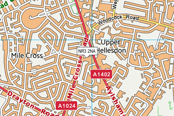 NR3 2NA map - OS VectorMap District (Ordnance Survey) NR3 2NA map - OS VectorMap District (Ordnance Survey)