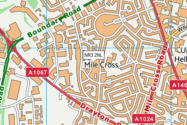 NR3 2NL map - OS VectorMap District (Ordnance Survey) NR3 2NL map - OS VectorMap District (Ordnance Survey)