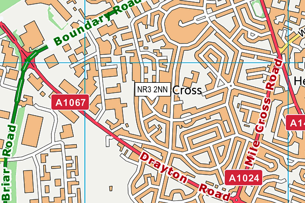 NR3 2NN map - OS VectorMap District (Ordnance Survey) NR3 2NN map - OS VectorMap District (Ordnance Survey)