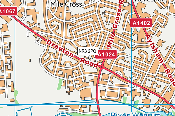 NR3 2PQ map - OS VectorMap District (Ordnance Survey) NR3 2PQ map - OS VectorMap District (Ordnance Survey)