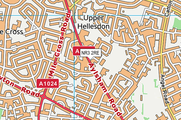 NR3 2RE map - OS VectorMap District (Ordnance Survey) NR3 2RE map - OS VectorMap District (Ordnance Survey)