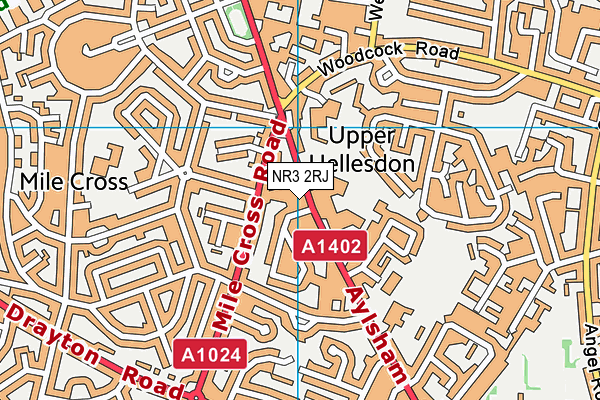 NR3 2RJ map - OS VectorMap District (Ordnance Survey) NR3 2RJ map - OS VectorMap District (Ordnance Survey)