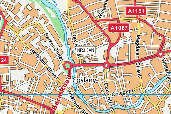 NR3 3AN map - OS VectorMap District (Ordnance Survey) NR3 3AN map - OS VectorMap District (Ordnance Survey)
