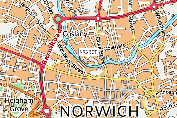 NR3 3DT map - OS VectorMap District (Ordnance Survey) NR3 3DT map - OS VectorMap District (Ordnance Survey)