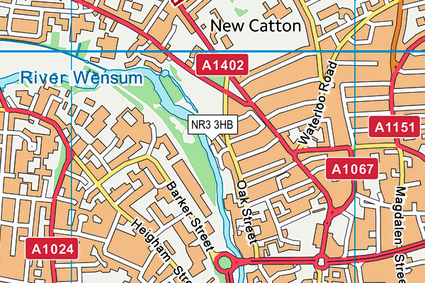 NR3 3HB map - OS VectorMap District (Ordnance Survey) NR3 3HB map - OS VectorMap District (Ordnance Survey)