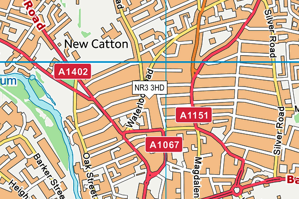 NR3 3HD map - OS VectorMap District (Ordnance Survey) NR3 3HD map - OS VectorMap District (Ordnance Survey)