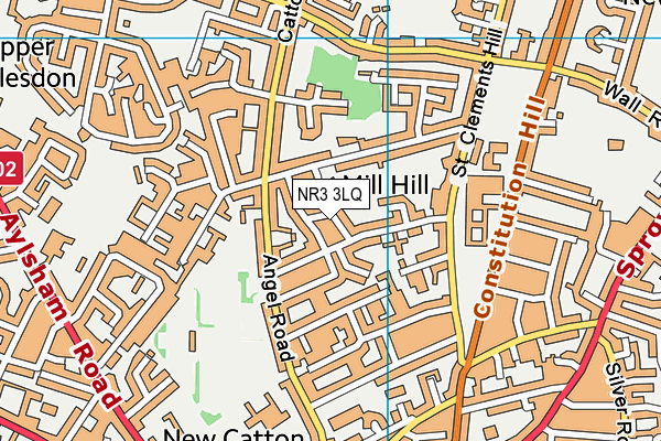 NR3 3LQ map - OS VectorMap District (Ordnance Survey) NR3 3LQ map - OS VectorMap District (Ordnance Survey)