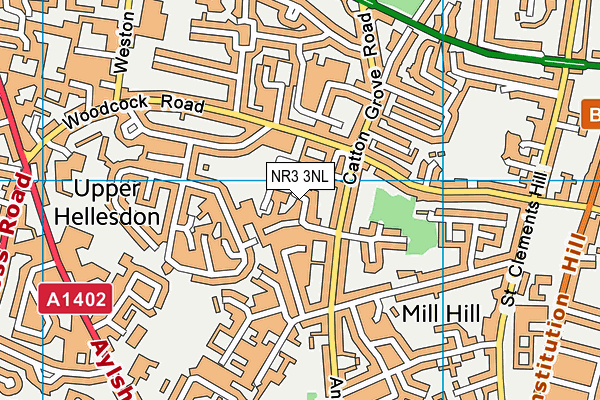 NR3 3NL map - OS VectorMap District (Ordnance Survey) NR3 3NL map - OS VectorMap District (Ordnance Survey)