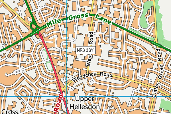 NR3 3SY map - OS VectorMap District (Ordnance Survey) NR3 3SY map - OS VectorMap District (Ordnance Survey)