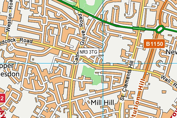 NR3 3TG map - OS VectorMap District (Ordnance Survey) NR3 3TG map - OS VectorMap District (Ordnance Survey)