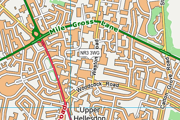 NR3 3WG map - OS VectorMap District (Ordnance Survey) NR3 3WG map - OS VectorMap District (Ordnance Survey)