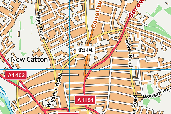 NR3 4AL map - OS VectorMap District (Ordnance Survey) NR3 4AL map - OS VectorMap District (Ordnance Survey)