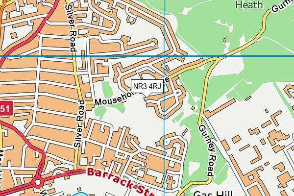 NR3 4RJ map - OS VectorMap District (Ordnance Survey) NR3 4RJ map - OS VectorMap District (Ordnance Survey)