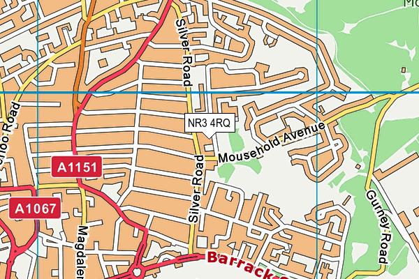 NR3 4RQ map - OS VectorMap District (Ordnance Survey) NR3 4RQ map - OS VectorMap District (Ordnance Survey)